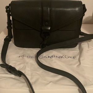 Rebecca Minkoff black Hudson Mini Moto Bag